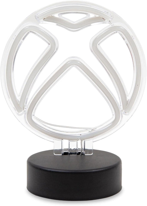 Xbox Logo White Neon Desk Lamp | Battery-Powered Mood Light For Table, Shelf | 9 Inches Tall...