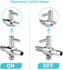 Pawfly 6 PCS 1-Way Aquarium Air Flow Control Lever Straight Valve Distributor Splitter for Fish Tank...