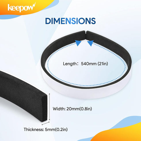 KEEPOW Bumper Guard Compatible with Roomba Robot Vacuum 671 675 500 600 700 800 Series...