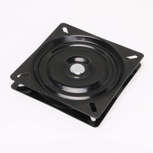 BQLZR 6.1 inch A3 Steel Plate Black Ball Bearing Square Swivel Chair Swivel Turntable for Bar Stool Chair...