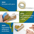 Blue Lake ECOLIFE Plastic Free Masking Tape Dispenser with 4 Rolls 3/4 in x 550 in Paper Tape, Tape Dispenser Desk for Masking, Labeling, Office H...