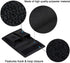(3 Pockets) DSLR Battery and Memory Card Holder Pouch,Camera Battery and SD CF XQD Card Storage Case for AA Battery and LP-E6 LP-E10 LP-E12 LP-E17...