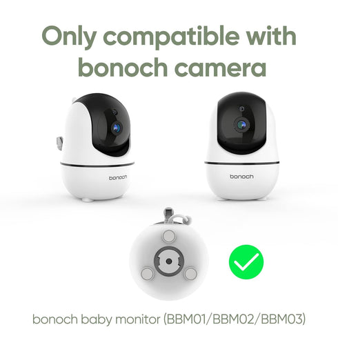 bonoch Baby Monitor Mount Baby Monitor BBM01/ BBM02/ BBM03 Crib Mount Camera Holder Wall Mount Flexible Mount Versatile Twist Mount without Wall D...