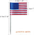 100 Pcs 4th of July American Toothpick Flag Toppers Cake Decorations Independence Day Patriotic Cupcake Toppers Picks for Army Graduation Party Su...