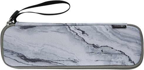 CM Reusable Portable Travel Tableware Carrying Bag Storage Case Cutlery Flatware Organziers for Straw Spoon Fork Chopsticks Utensil Holder (Marble...