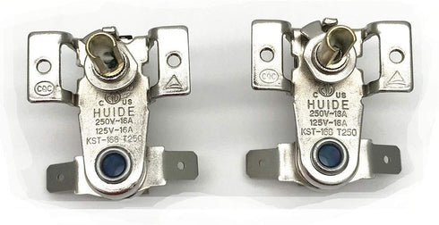 Electric Stove Rice Cooker Adjustable Bimetal Temperature Heating Controller AC 250V 125V 16A Thermostat 2Pcs...