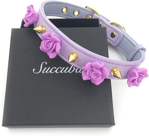 Succuba Handmade Flower Choker Collar Necklace for Women and Men...