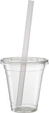 Clear Jumbo Smoothie Straws, Clear Disposable Wide-mouthed Large Milkshake Straws 9'' Inches High/Tall 100 pack...