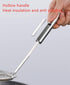 Skimmer Spoon, Stainless Steel Spider Strainer Skimmer Spoon Grease Fine Mesh Strainer Skimmers Spoons for Cooking Frying Skimming Grease, Foam an...