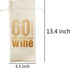 LONLONBANG Funny 60th Birthday Gift Wine Bags, Funny Personalized Bday Gift Ideas for Women Men Mom Dad Boss Co-worker Friend, 60th Birthday Party...