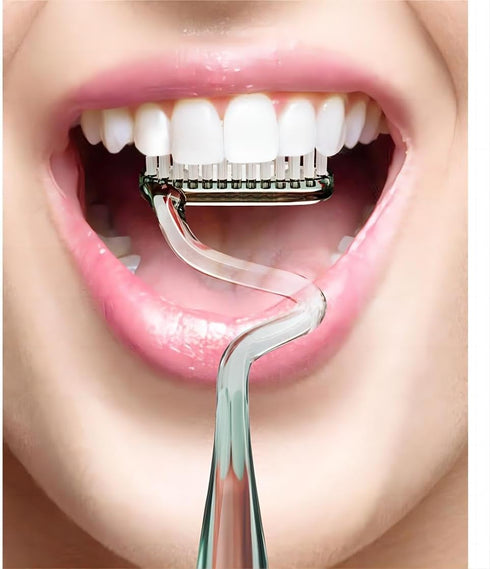 YUAN SHENG S-Shape Toothbrush Scientific Vertical Brush for Adults Men and Women Soft-Bristled Tongue Coating Interdental Brush Gums Extra Clean S...