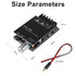 ZK-502C Bluetooth 5.0 Amplifier Board,100w Audio Amp Board Dual Channel DC8-24V, Password Free Connect to Phone Quietly for Home Passive Speakers ...