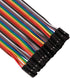 FULARR 120Pcs Premium 20cm Multicolored Dupont Wire Kit, 40pin Male to Male, 40pin Female to Female, 40pin Male to Female, Breadboard Jumper Wire ...