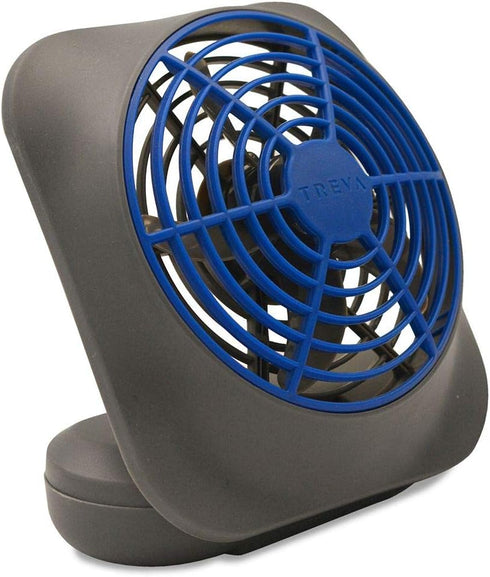 O2COOL Treva 5 Inch Battery Powered Fan Portable Desk Fan 2 Cooling Speeds with Compact Folding & Tilt Design Small Fan Cubicle Accessories Mini F...