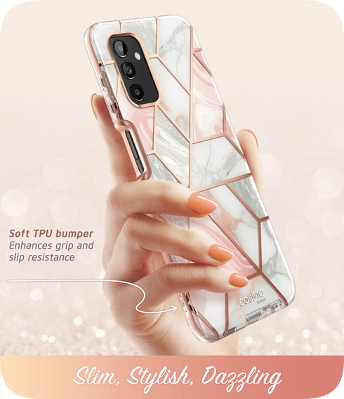 i-Blason Cosmo Protective Case for 6.5-Inch Samsung Galaxy A13 4G/5G (2022), Marble Pink...
