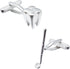 Sliver Tone Dentist Tooth Cufflinks For Men With Gift Box...