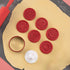 6PCS Silicone Cookie Stamp Press Cookie Cutter Biscuit for DIY Christmas Christmas and Daily Baking...