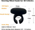 Car Steering Wheel Knob, Smooth Steering Wheel Spinner With Bearing, Universal Silicone Vehicle Steering Wheel Knobs Ball Suicide Knob for Car, SU...