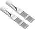 2 Pcs Air Conditioner Fin Comb, AC Fin Comb Straightener Cleaner Coil Brush, Adiator Fin Cleaning Refrigerator Tool, Evaporator Radiator Repair Cl...