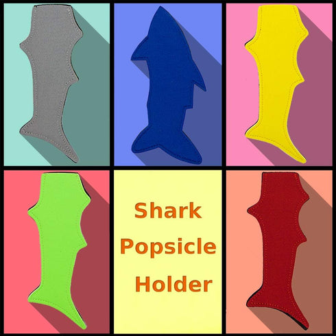 Popsicle Holder Bags Mermaid and Shark Ice Pop Sleeves Freezer Reusable Popsicle Covers 10 Pc...