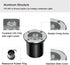 Low Voltage LED In-ground Lights Well Light Landscape Light 3W 12V 24V Waterproof IP67 Pathway Lights Outdoor spotlights Trees Flags for Garden,Ya...