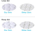 Self Adhesive Dots, 1000Pcs(500 Pair) 0.59 Inch Diameter Strong Self Adhesive Dots for Classroom Nylon Sticky Back Hook Loop Strips, Small Circle ...