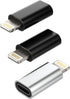 3Pack USB C Female to Lightning Male Adapter, Fast Charging, Reliable, Safety, Premium Material, 1 Year Warranty...