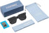 Large Square Sunglasses Trendy Polarized Sunglasses for Women Men Classic Retro Style UV400 Protection...