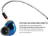 in-Ear Monitors, Wired Earbuds with Tesla Technology Headphone MMCX Detachable Cables,Noise-Isolating in Ear Earbuds for Musicians Drummer HiFi St...