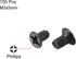 uxcell M3 x 5mm Phillips Screw Fastener Black for Laptop PC TV Fan Switch 150pcs...