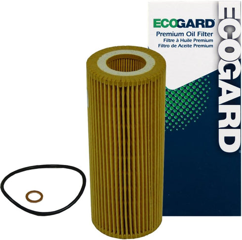 ECOGARD X5909 Premium Cartridge Engine Oil Filter for Conventional Oil Fits BMW X5 3.0L DIESEL 2009-2013, 335d 3.0L DIESEL 2009-2011...
