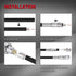 DAIERTEK 24pcs RG59 RG6 BNC Connectors Male Solderless BNC Compression Connector Screw On Coaxial Terminal for CCTV Security Surveillance Camera C...