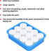 12 Pcs Painting Cups with Storage Box No Spill Paint Cups Washable Paint Mix Cups Kids Painting Tools for Watercolor Tempera Home School...