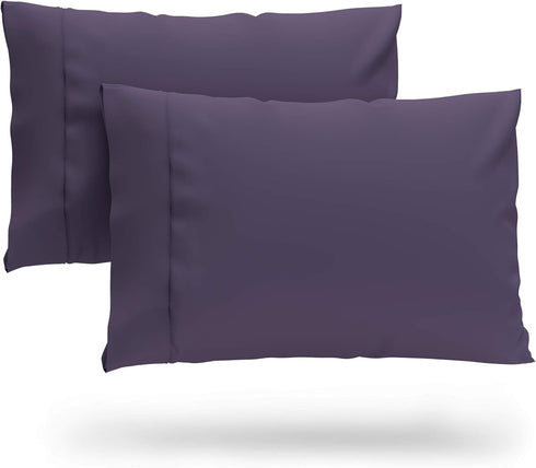 Cosy House Collection Luxury Cooling Rayon Derived from Bamboo Blend Ultra Soft Pillow Cases - Cooling & Breathable - Set of 2 Pillowcases with En...