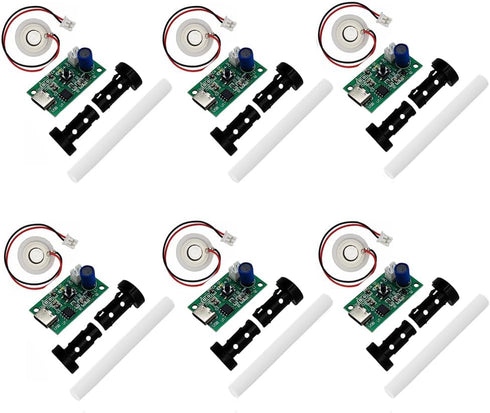 6Pcs USB Humidifieration Atomization Disc Type-C Interface DC 5V Atomization Drive Circuit Board...