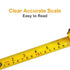 Tape Measure Retractable Professional 7.5M/25FT Inch/Metric Scale Measuring Tape...