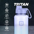 IRON °FLASK Clear Tritan Trekker Water Bottle with Chug Lid - Leak Proof & Lightweight for Gym, Hiking, Sports - Dishwasher Safe, BPA Free Plastic...