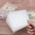 12 Sheets Frosted PP Small Cash Envelope 3.15x3.5 Inch Zipless Mini Budget Cash Stuffing Envelopes No Tab No Hole Card Pockets for Money Planner B...