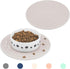 Ptlom 2 Pack Dog Food Mat Anti-Slip Dog Bowl Mats for Food and Water, Waterproof Dog Feeding Mat Prevent Messy Spills to Floor, Silicone Pet Place...