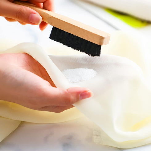 3 Pcs Laundry Stain Brush Soft Bristle Brush Velvet Furniture Brush with Wooden Handle Stain Brush Clothes Brush Stain Remover Tool for Household ...