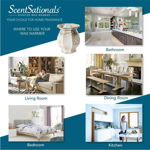 Scentsationals Wax Melts, Wax Cubes Strong Scent - Honeysuckle Nectar - Long Lasting Scented Melts for Warmer, 10oz (24-Cubes)...