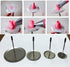 Stainless-Steel Cake Decor Baking Tools for Icing Flowers - 2 Flower Lifters and 4 Flower Nails...