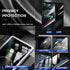 TOCOL 4 Pack Compatible with iPhone 12 Pro Max 6.7 Inch, 2 Pack Privacy Screen Protector and 2 Pack Camera Lens Protector, No Bubbles 9H Hardness ...