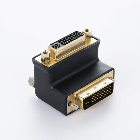 DVI-I Female to DVI-D Male Right Angle Adapter...