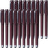 Black Gel Ink Rollerball Pens 1.0mm Gel Pens 2-in-1 stylus Pens 1.0mm Medium Point Pen for Office, Black gel ink(18 Pack-Dark red)......