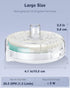 Pawfly Large Aquarium Sponge Filter, Internal Fish Tank Filter with Foam and Filter Balls Detachable Submersible Filter for 20-40 Gallon Fish Tank...