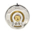 PIC Gauge AG-202L-254A 30"-0 hg Vacuum Pressure Gauge, 2 1/2" Dial, 1/4" Male NPT Connection, Center Back Mount, Single Scale, Glycerin Filled, St...