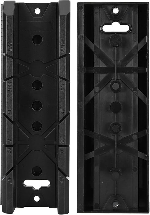 Miter Saw Box, 0/22.5/45/90 Degree Woodworking Miter Woodworking Miter Saw Box ABS Saw Box Cabinet Wood Angle Cutting Saw Box Wood Gypsum Oblique ...