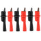 Multimeter Alligator Clips Set, 6PCS Silicone Alligator Clip Test Kit, Banana Test Lead Probe Clip, Test Extension Suitable Used in Laboratory Ele...
