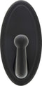 HIGH & MIGHTY 515820 Decorative Metal Hook, Easy Tool-Free Dry Wall Installation, Oval, Holds up to 25lb, Bronze...